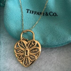 Tiffany & Co. 18K Yellow Gold Heart Pendant